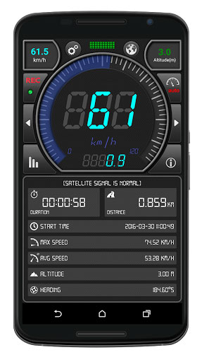 تطبيق GPS Speed Pro لقياس السرعة وتفاصيل موقعك