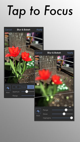 تطبيق Tadaa SLR لمحاكاة برامج تحرير الصور الاحترافية