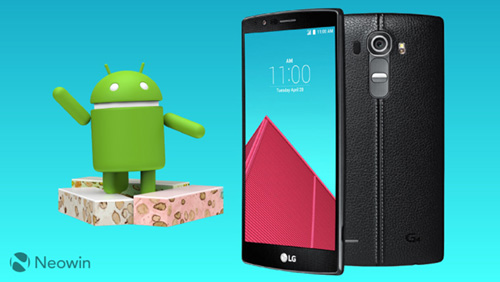 هاتف LG G4 يحصل على تحديث Android 7 Nougat !