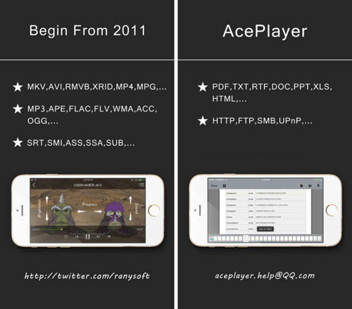 تطبيق AcePlayer Plus أفضل مشغل وسائط
