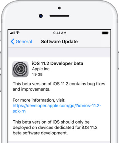 آبل تقوم بإطلاق الإصدار التجريبي iOS 11.2 للأيفون والأيباد - ما الجديد ؟