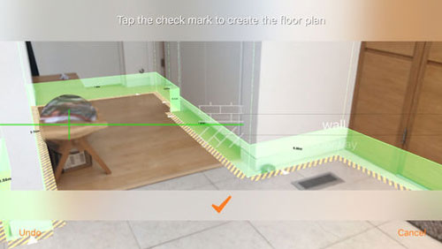 تطبيق RoomScan Pro للحصول على مخطط لمنزلك