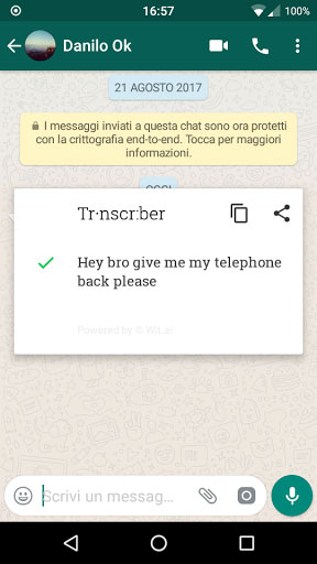 تطبيق Transcriber for WhatsApp لتحويل الرسائل الصوتية لمكتوبة
