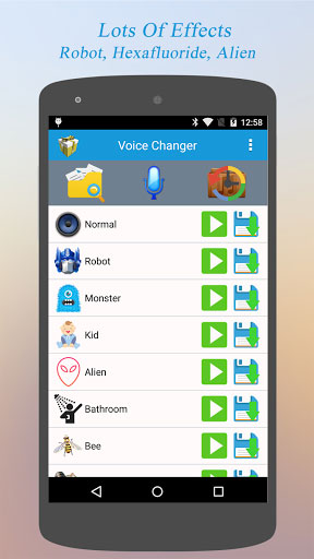 تطبيق Best Voice Changer لتغيير الأصوات للمتعة والتسلية