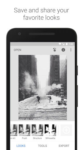 تطبيق Snapseed لتصميم الصور وتعديلها يحصل على واجهة جديدة