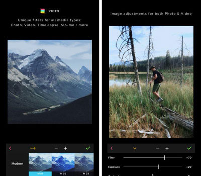تطبيق Picfx لتحرير صورك باحترافية 