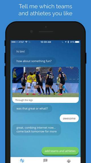 تطبيق Avid Sports Chat لمتابعة جديد الرياضات
