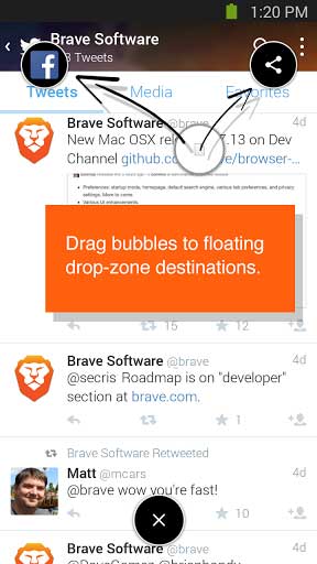 تطبيق Brave Browser لتصفح المواقع بسرعة والتنقل بحرية