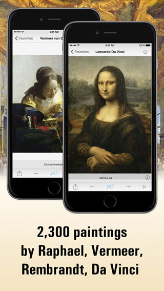 تطبيق Louvre HD لمشاهدة أفضل اللوحات العالمية