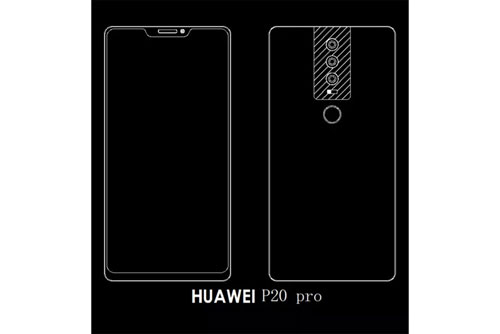 هاتف Huawei P20 سيحمل ثلاث كاميرات خلفيةهاتف Huawei P20 سيحمل ثلاث كاميرات خلفية