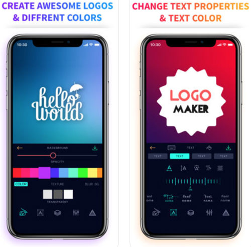 تطبيق Logo Maker الاحترافي لتصميم الشعارات والبطاقات