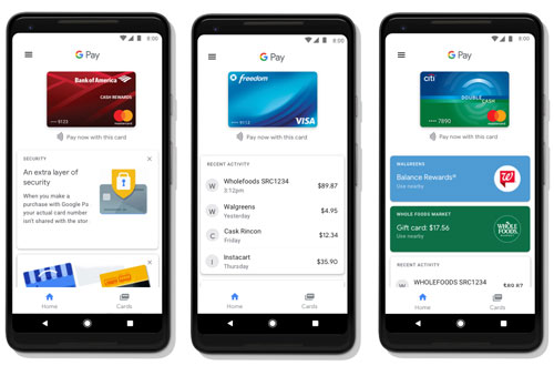 تطبيق Google Pay الخاص بخدمة الدفع الالكترونية من جوجل
