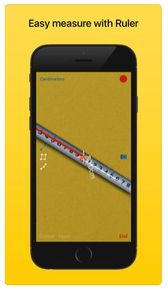 تطبيق Ruler - حوّل الآيفون إلى أداة قياس!