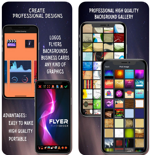 تطبيق Create Flyers & Logos لتصميم الشعارات و البطاقات بسهولة و احترافية - عرض خاص!