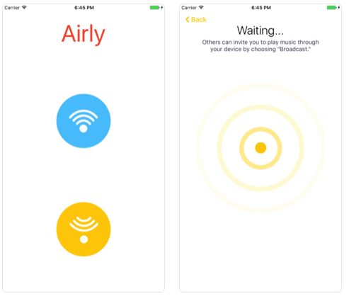 تطبيق Airly - لتشغيل الصوتيات على عدة أجهزة معاً