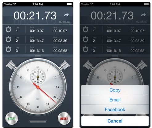 تطبيق Stopwatch+ ساعة إيقاف مميزة
