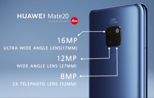 كاميرا Huawei Mate 20 
