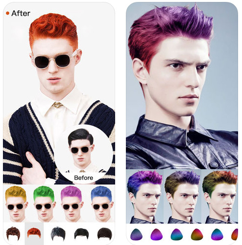 تطبيق Hair Style Salon لتغيير وتعديل قصات وتصفيفات الشعر على صورتك الحقيقية!