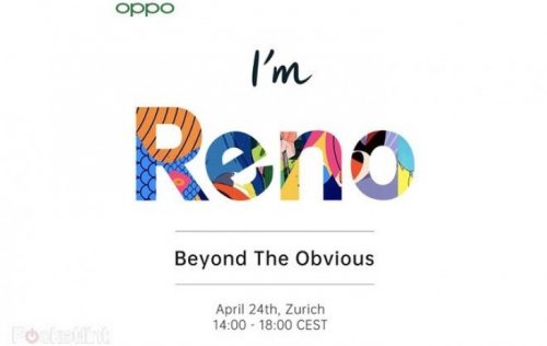 الإعلان رسمياً عن هاتف Oppo Reno مع كاميرا 10x Zoom يوم 24 أبريل