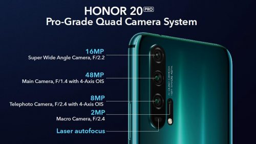 كاميرا Honor 20 Pro