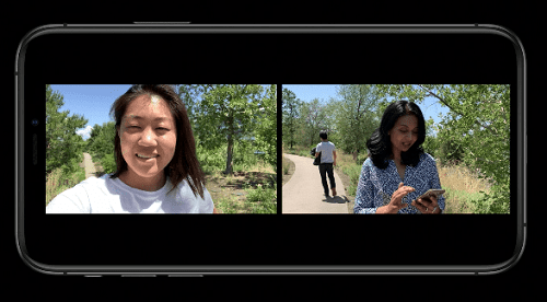 تحديث iOS 13 - تسجيل الفيديو من الكاميرا الأمامية والخلفية