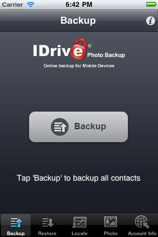 IDrive Photo Backup