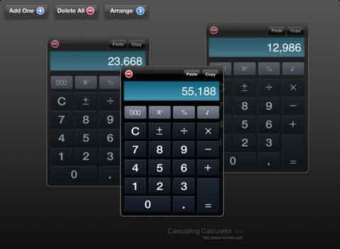 Cascading Calculator