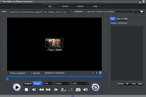 Aku Video To iPhone Converter 6.6