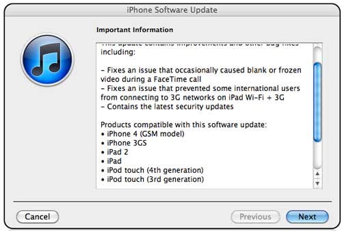 ابل تطلق نظام التشغيل IOS 4.3.2