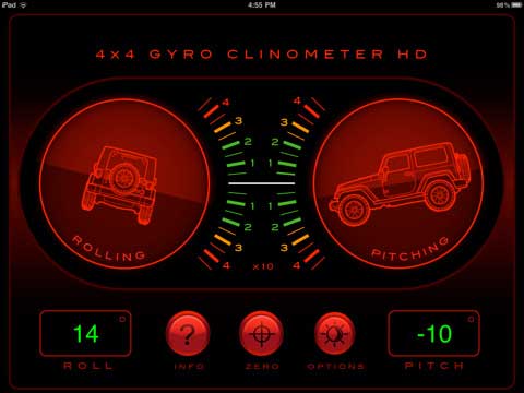 4x4 Gyroscope Tilt Pro HD