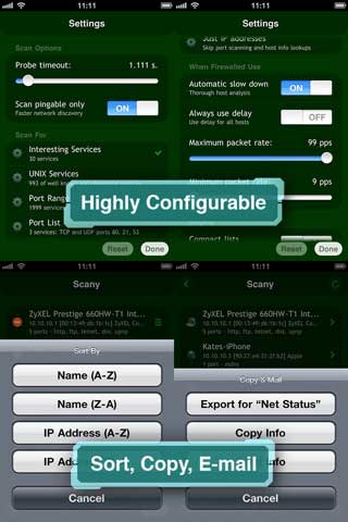 Scany ~ network and port scanner Scany ~ network and port scanner