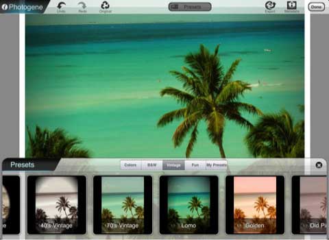 Photogene for iPad