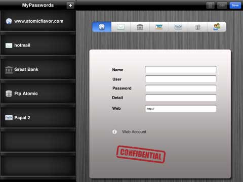تطبيق MyPasswords تطبيق MyPasswords