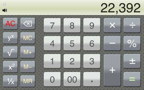 Calculator Silver Lite