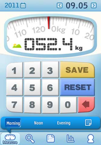 تطبيق A+ Weight Manager