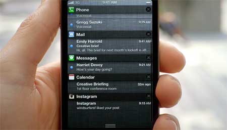 هكذا ستبدو الاشعارات في iOS 5