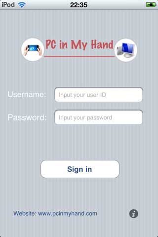 تطبيق PC in My Hand