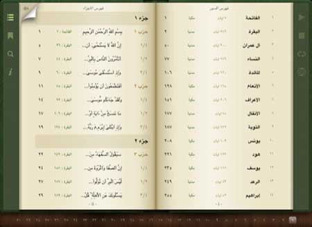 تطبيق القرآن الكريم لجهاز الايباد
