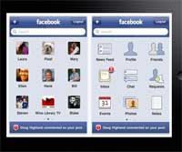 تطبيق فيسبوك يصل الى جهاز الايباد متخفيا