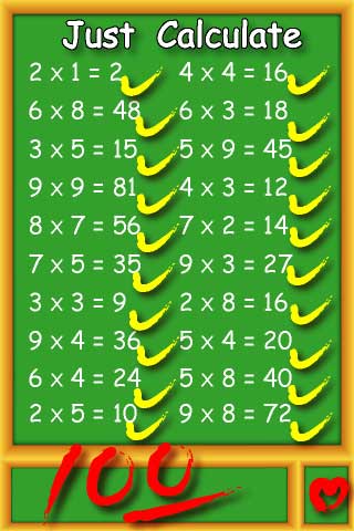 تطبيق Just Calculate – تعلم الحساب