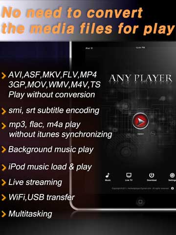 تطبيق AnyPlayerHD