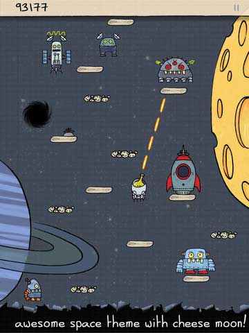 لعبة Doodle Jump متاحة الآن لجهاز الايباد لعبة Doodle Jump متاحة الآن لجهاز الايباد