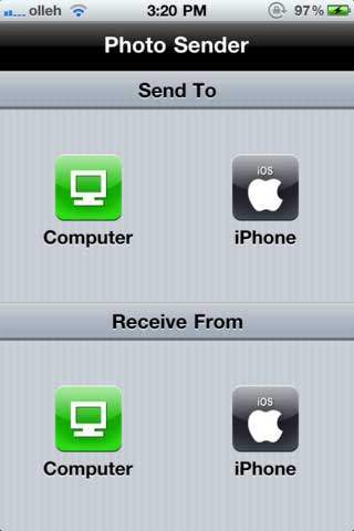 تطبيق Photo Sender المجاني الرائع