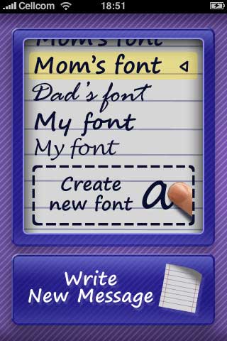 تطبيق MyRealFont