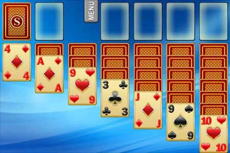 لعبة الورق الشهيرة Solitaire 