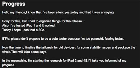 الهاكر pod2g يعلن: سأطلق جيلبريك iOS5 بعد أيام قليلة الهاكر pod2g يعلن: سأطلق جيلبريك iOS5 بعد أيام قليلة