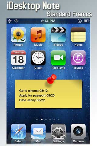 تطبيق iDesktopNote تطبيق iDesktopNote