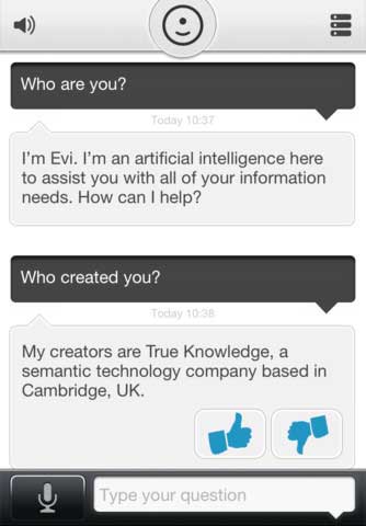 تطبيق Evi تطبيق Evi