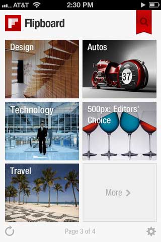 تطبيق Flipboard تطبيق Flipboard