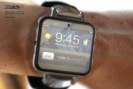 فكرة: ساعة يد تشبه جهاز الايفون بعروضها